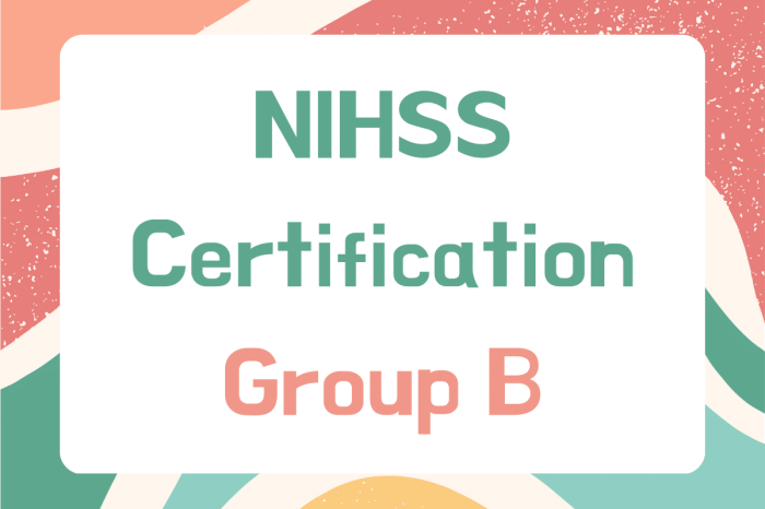 Nihss test group a answers