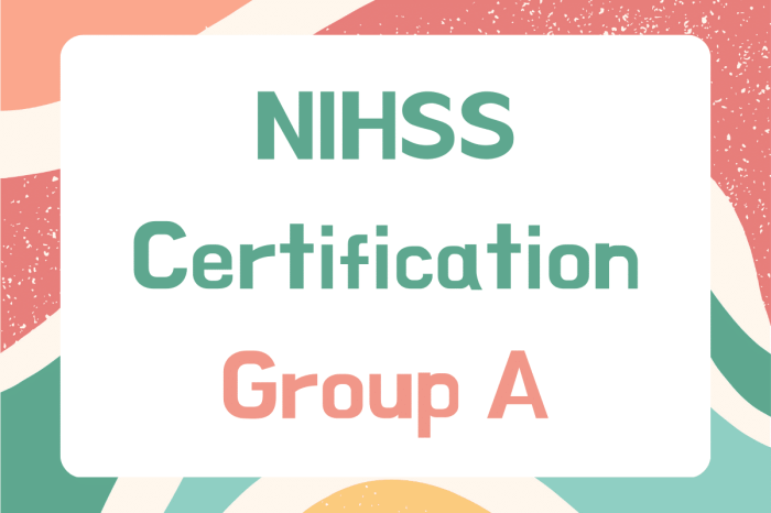 Nihss test group a answers